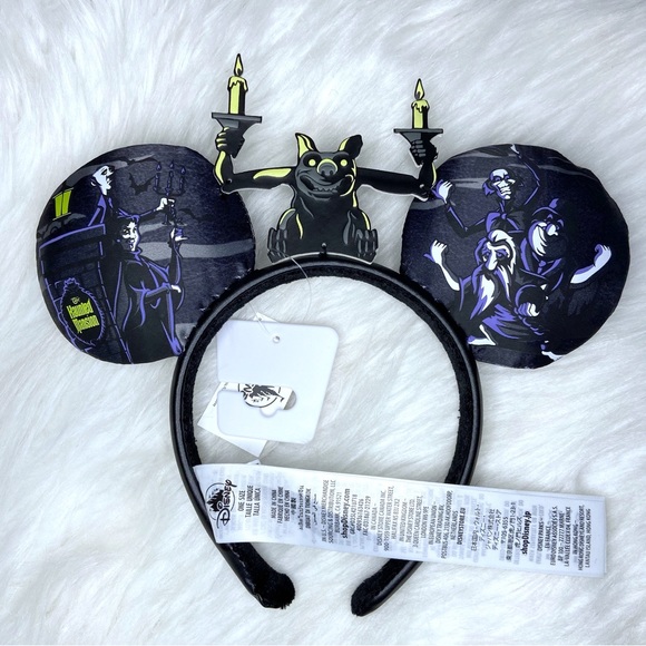 Disney Parks One Size Haunted House Mickey Ears NWT - Picture 10 of 11